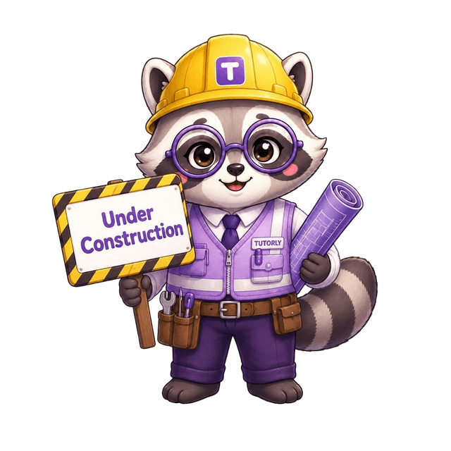 Bao in a hard hat, building Tutorly